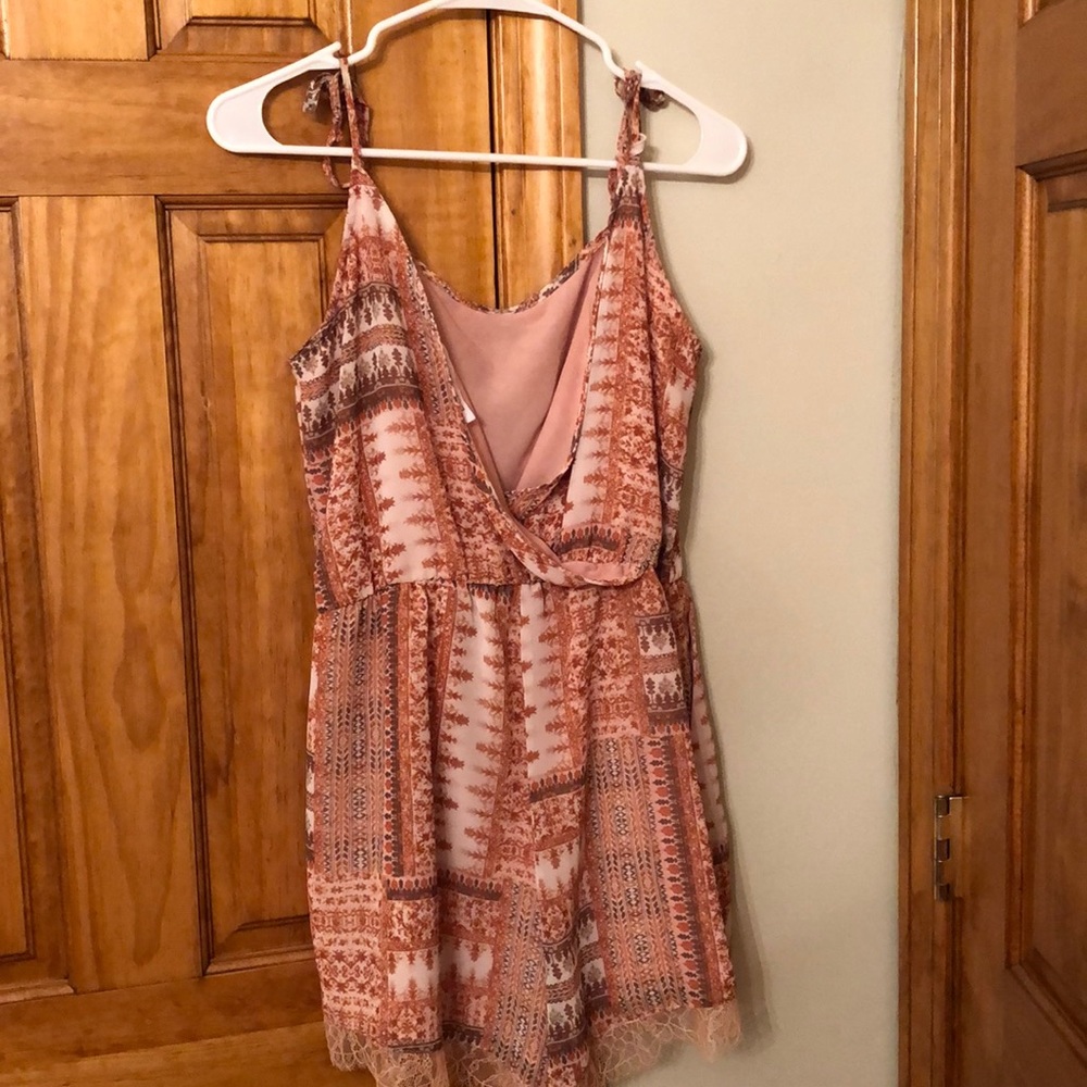 Bcbg Generation Pattered Patchwork Romper - image 3